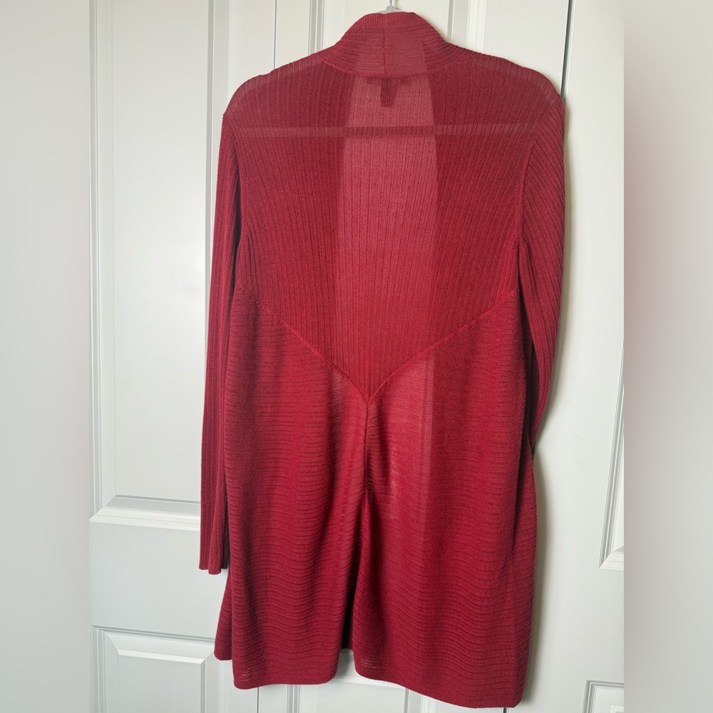 Eileen Fisher Silk/cotton blend cardigan - Picture 4 of 5